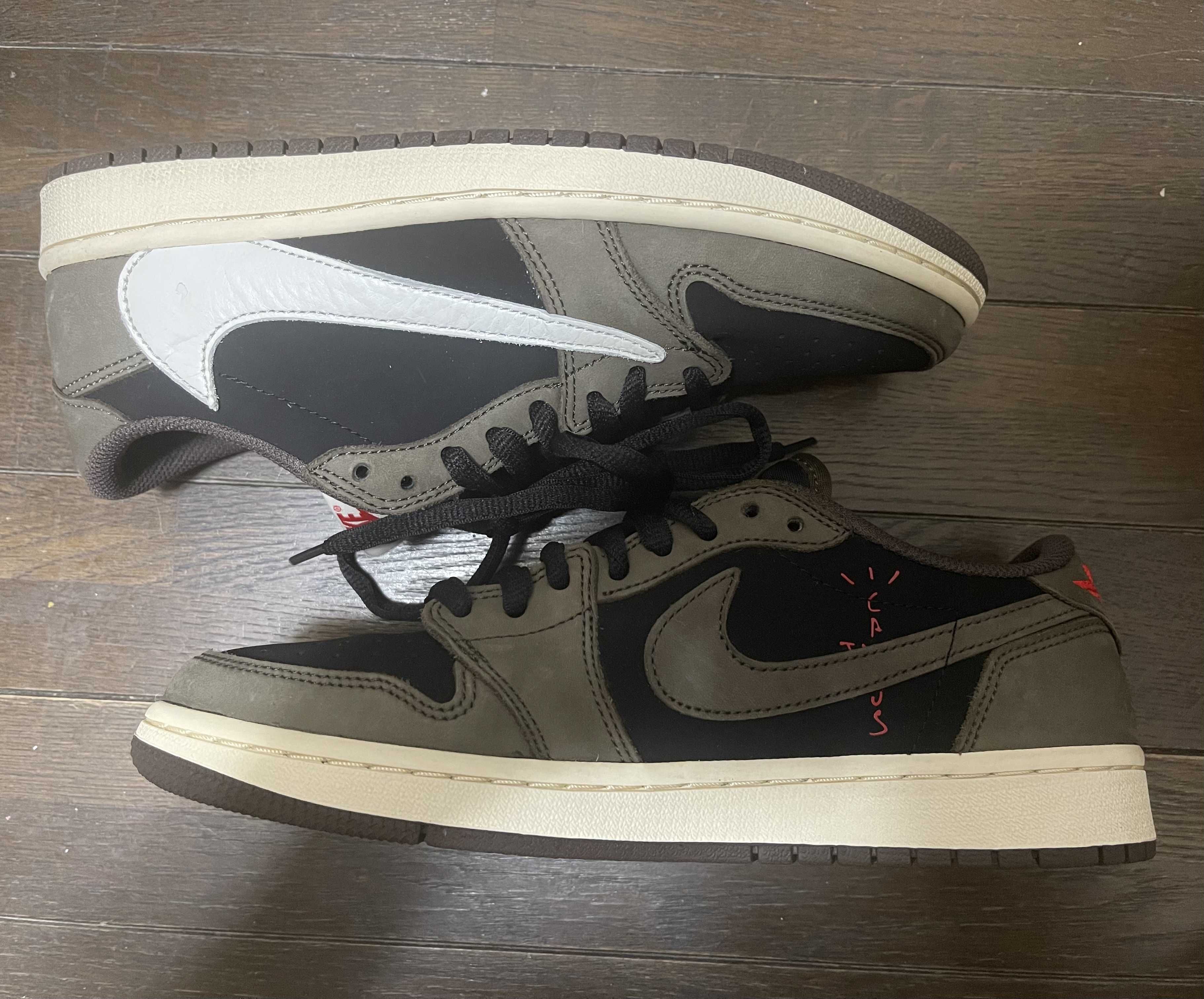 Travis Scott × Nike Air Jordan 1 Low OG SP-T "Black/Dark Mocha"