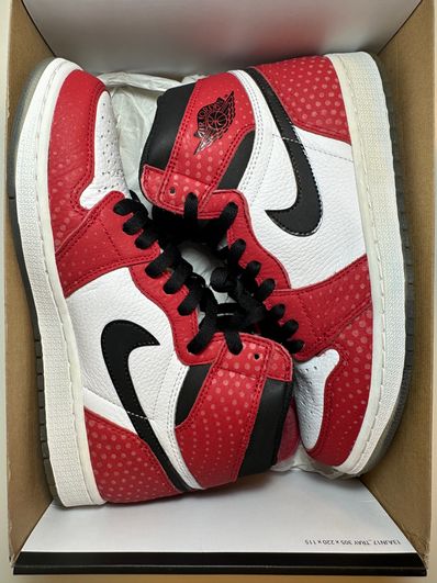Spiderman × Nike Air Jordan 1 Origin Story "Gym Red/White/Photo Blue/Black"