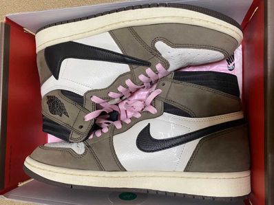 Travis Scott × Nike Air Jordan 1 Retro High OG TS SP "Sail/Dark Mocha"