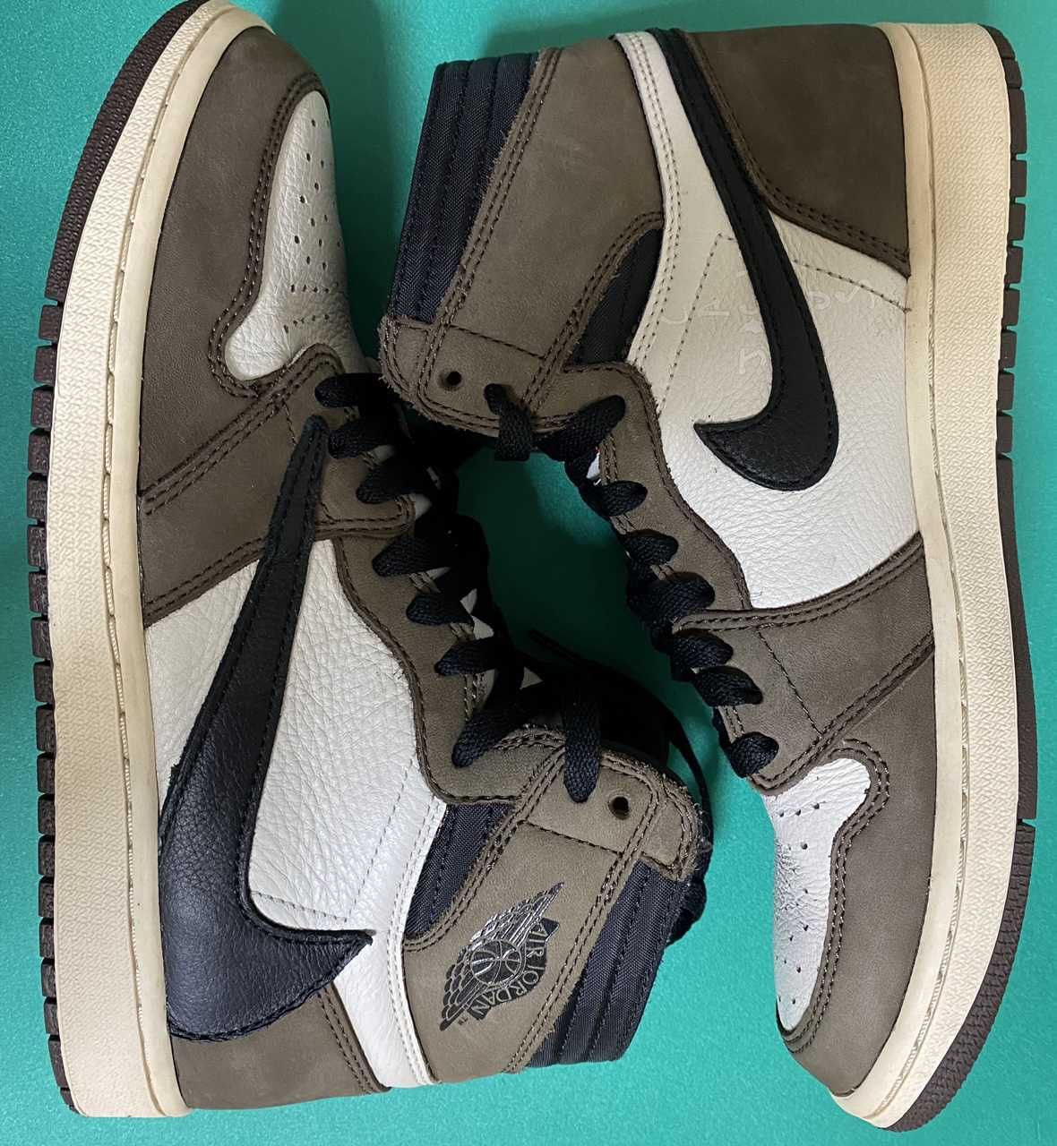 Travis Scott × Nike Air Jordan 1 Retro High OG TS SP "Sail/Dark Mocha"
