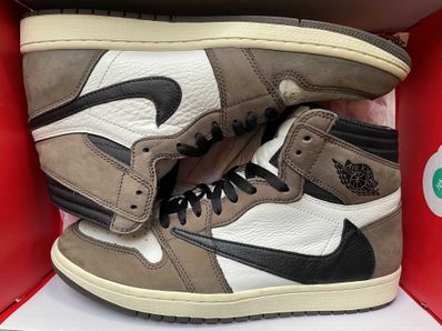 Travis Scott × Nike Air Jordan 1 Retro High OG TS SP "Sail/Dark Mocha"