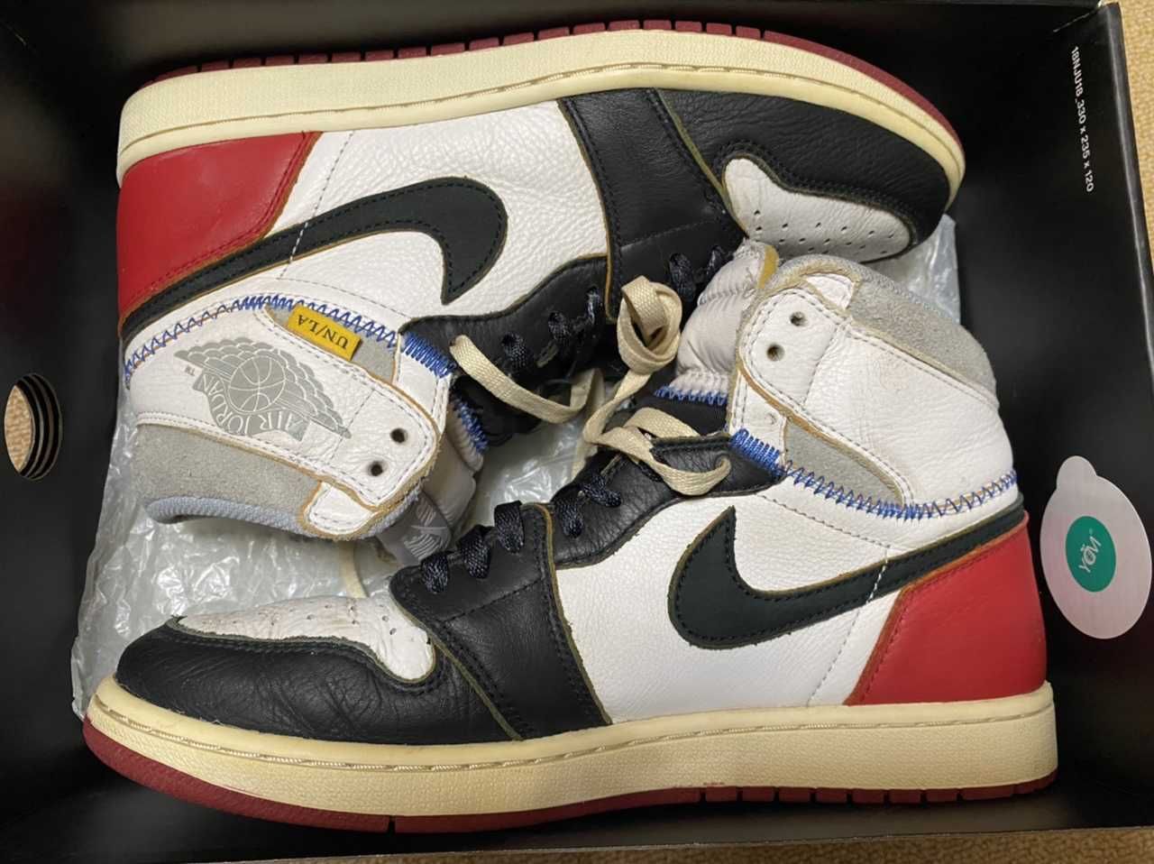 UNION × Nike Air Jordan 1 Retro High OG NRG "Varsity Red/Wolf Grey"