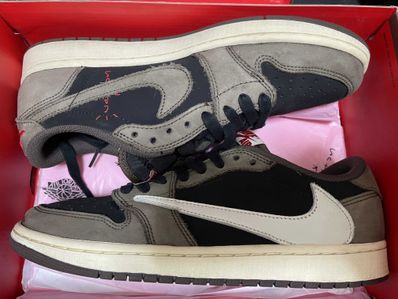 Travis Scott × Nike Air Jordan 1 Low OG SP-T "Black/Dark Mocha"