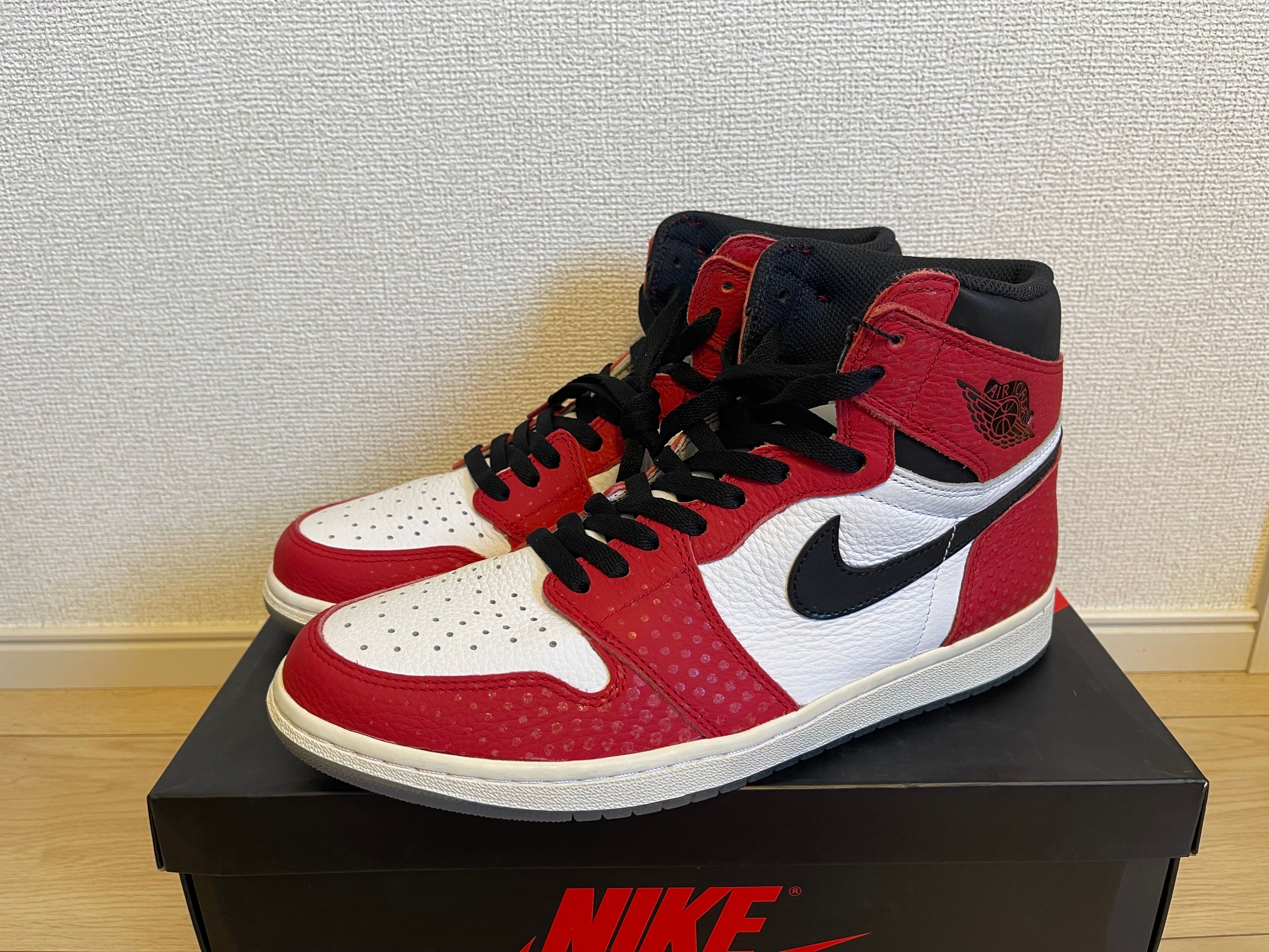 Spiderman × Nike Air Jordan 1 Origin Story "Gym Red/White/Photo Blue/Black"