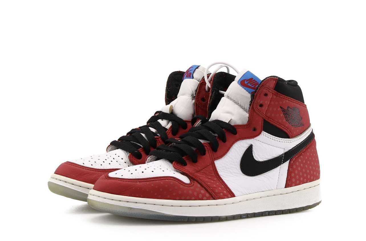 Spiderman × Nike Air Jordan 1 Origin Story "Gym Red/White/Photo Blue/Black"