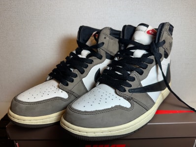 Travis Scott × Nike Air Jordan 1 Retro High OG TS SP "Sail/Dark Mocha"