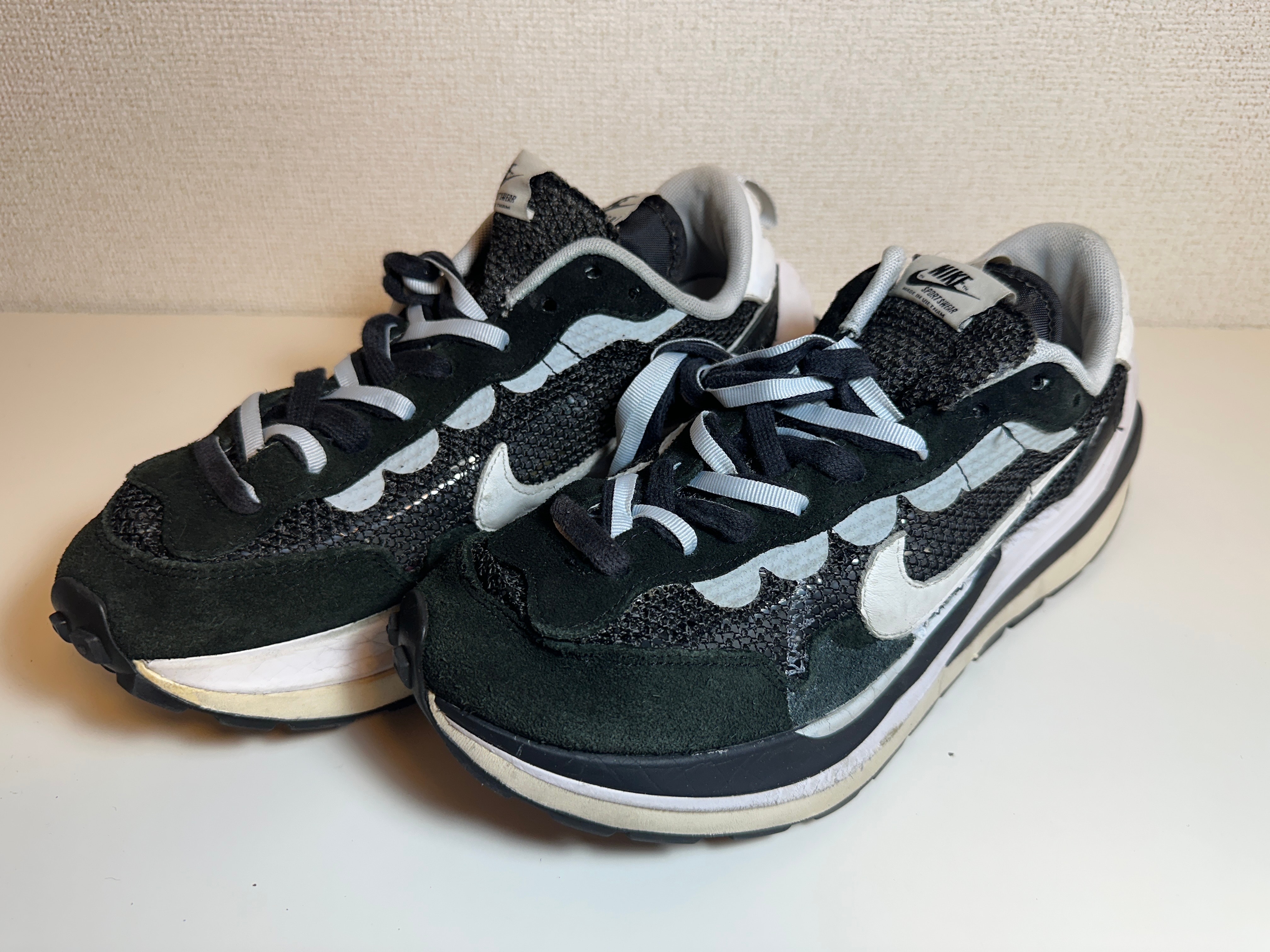 sacai × Nike Vapor Waffle "Black and White"