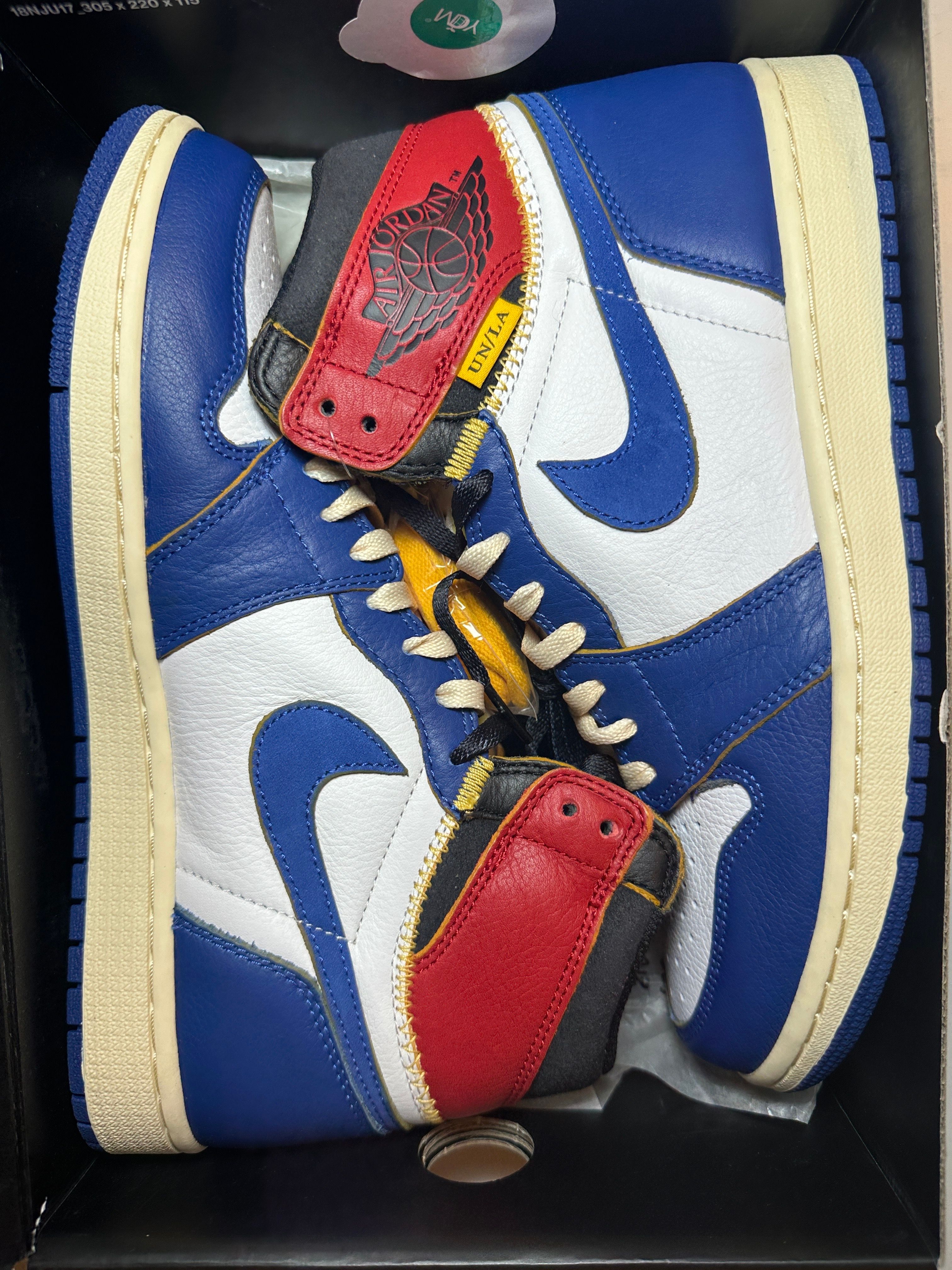 Union × Nike Air Jordan 1 Retro High OG NRG "Storm Blue/Varsity Red"