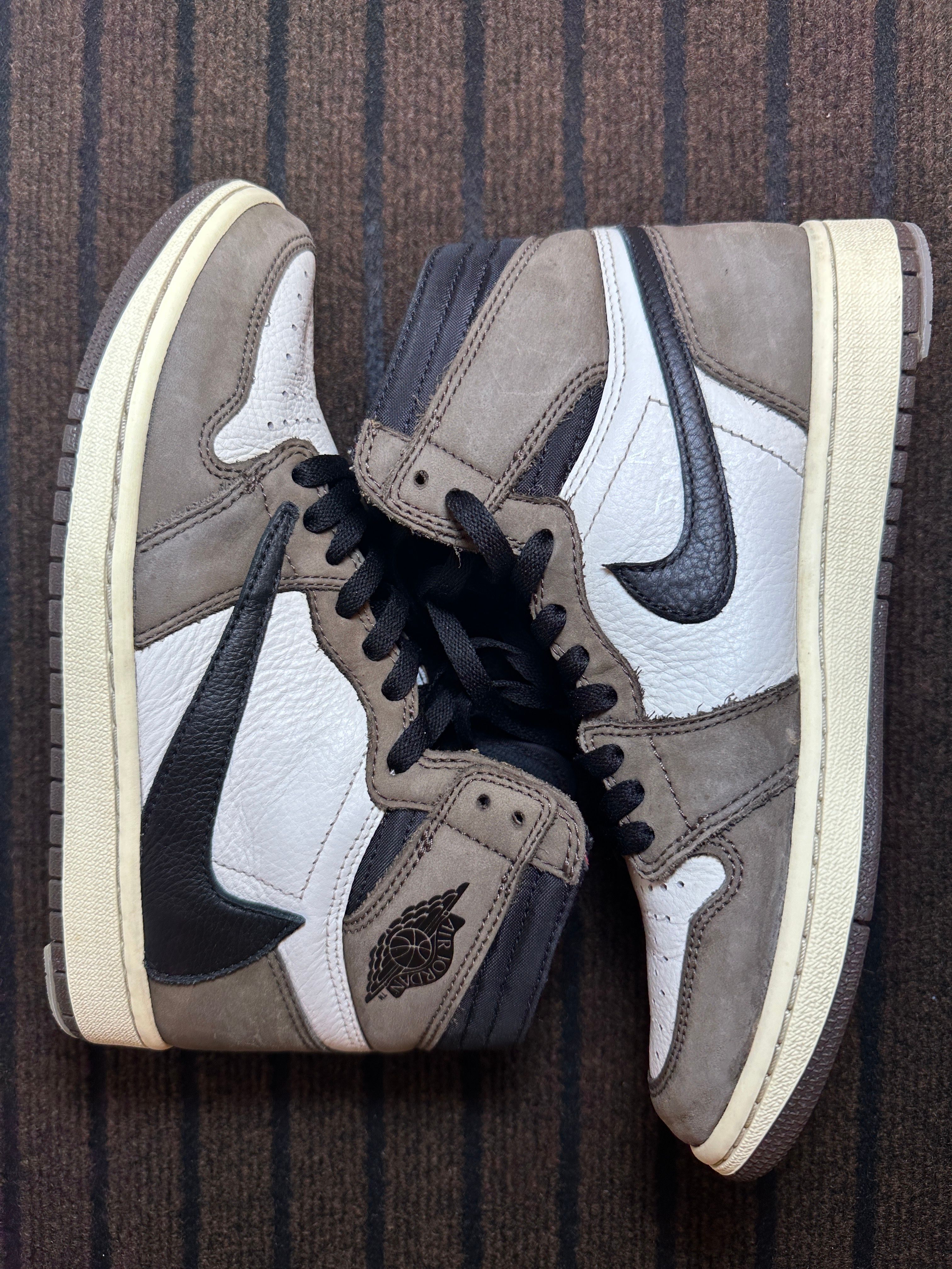 Travis Scott × Nike Air Jordan 1 Retro High OG TS SP "Sail/Dark Mocha"