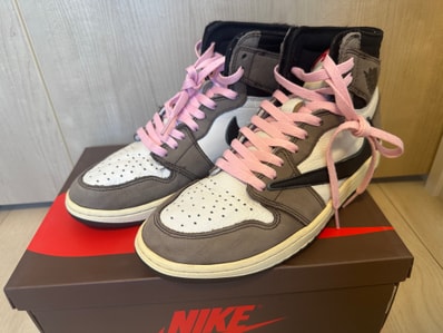 Travis Scott × Nike Air Jordan 1 Retro High OG TS SP "Sail/Dark Mocha"