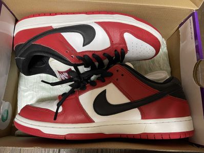 Nike SB Dunk Low Pro "J-Pack Chicago/Varsity Red and White"