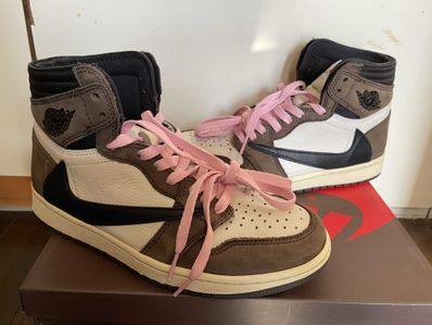 Travis Scott × Nike Air Jordan 1 Retro High OG TS SP "Sail/Dark Mocha"