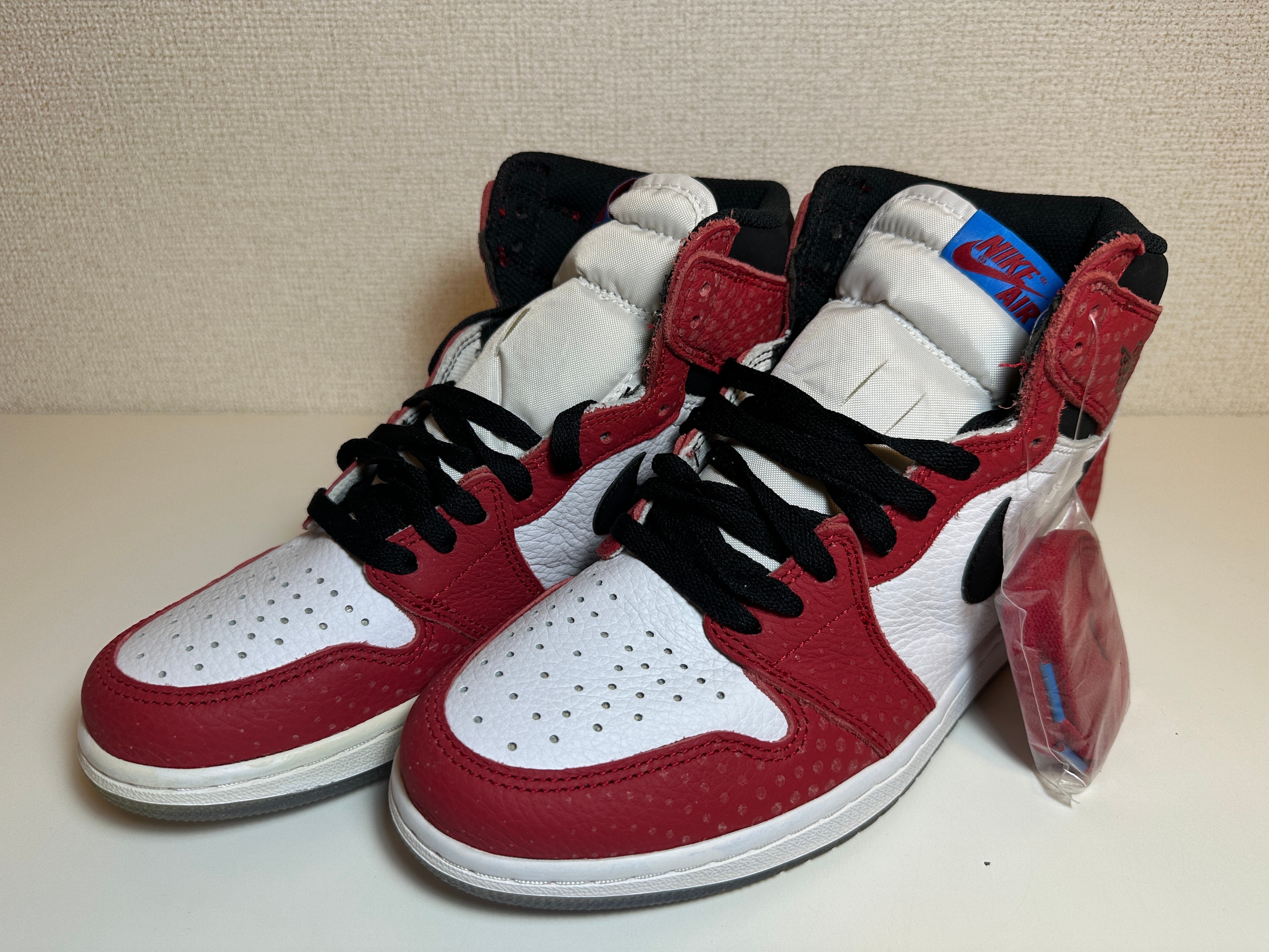 Spiderman × Nike Air Jordan 1 Origin Story "Gym Red/White/Photo Blue/Black"