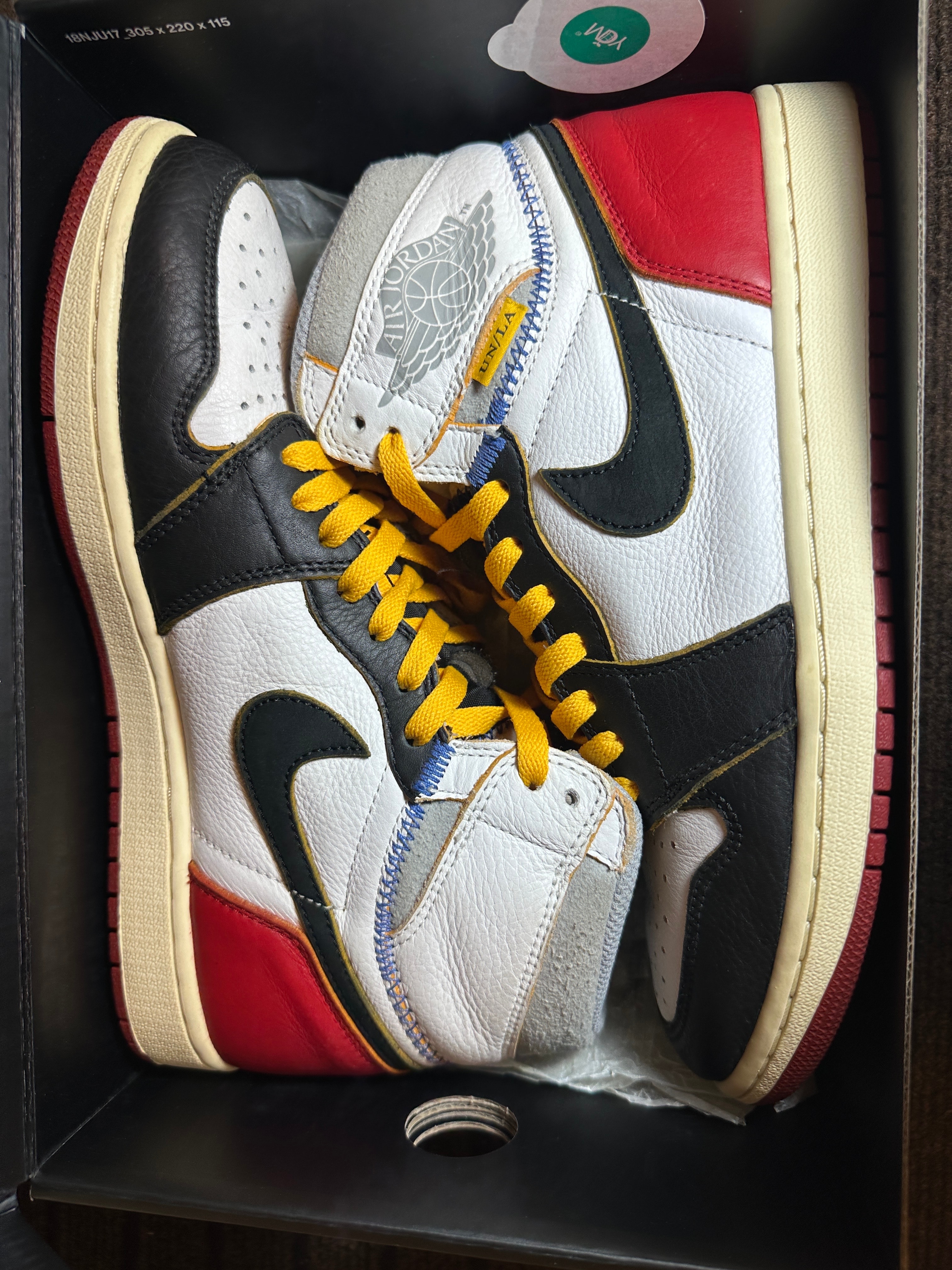 UNION × Nike Air Jordan 1 Retro High OG NRG "Varsity Red/Wolf Grey"