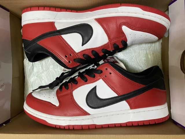 Nike SB Dunk Low Pro "J-Pack Chicago/Varsity Red and White"