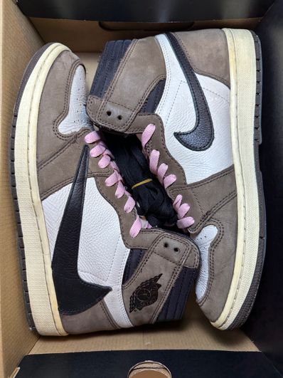 Travis Scott × Nike Air Jordan 1 Retro High OG TS SP "Sail/Dark Mocha"