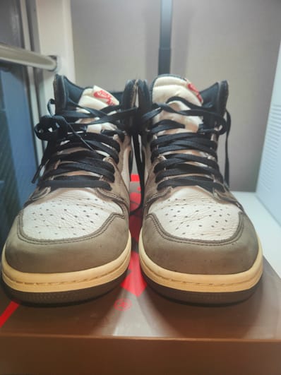 Travis Scott × Nike Air Jordan 1 Retro High OG TS SP "Sail/Dark Mocha"