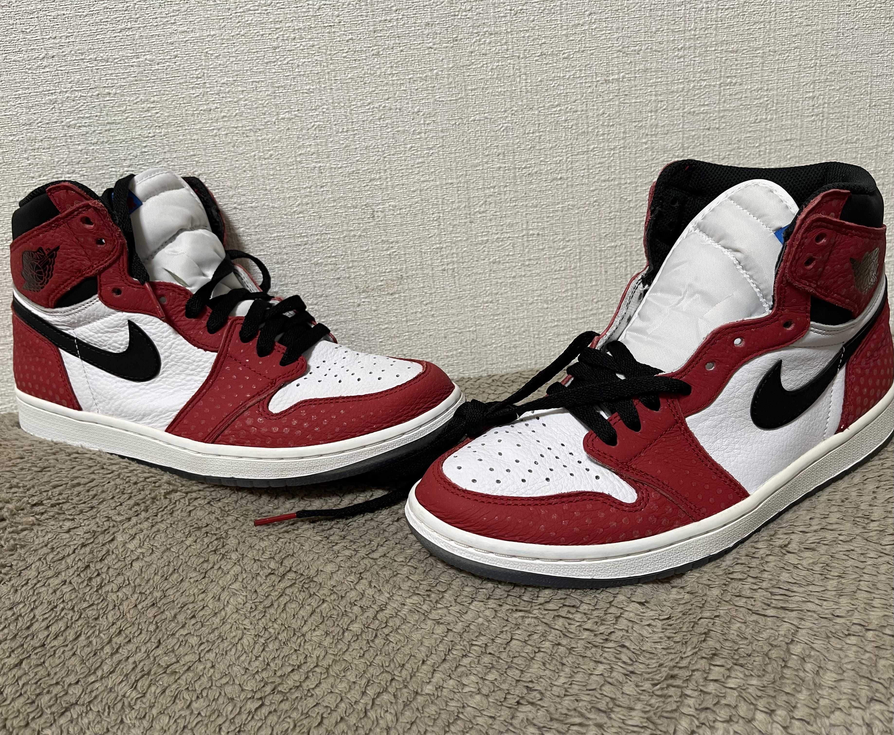 Spiderman × Nike Air Jordan 1 Origin Story "Gym Red/White/Photo Blue/Black"