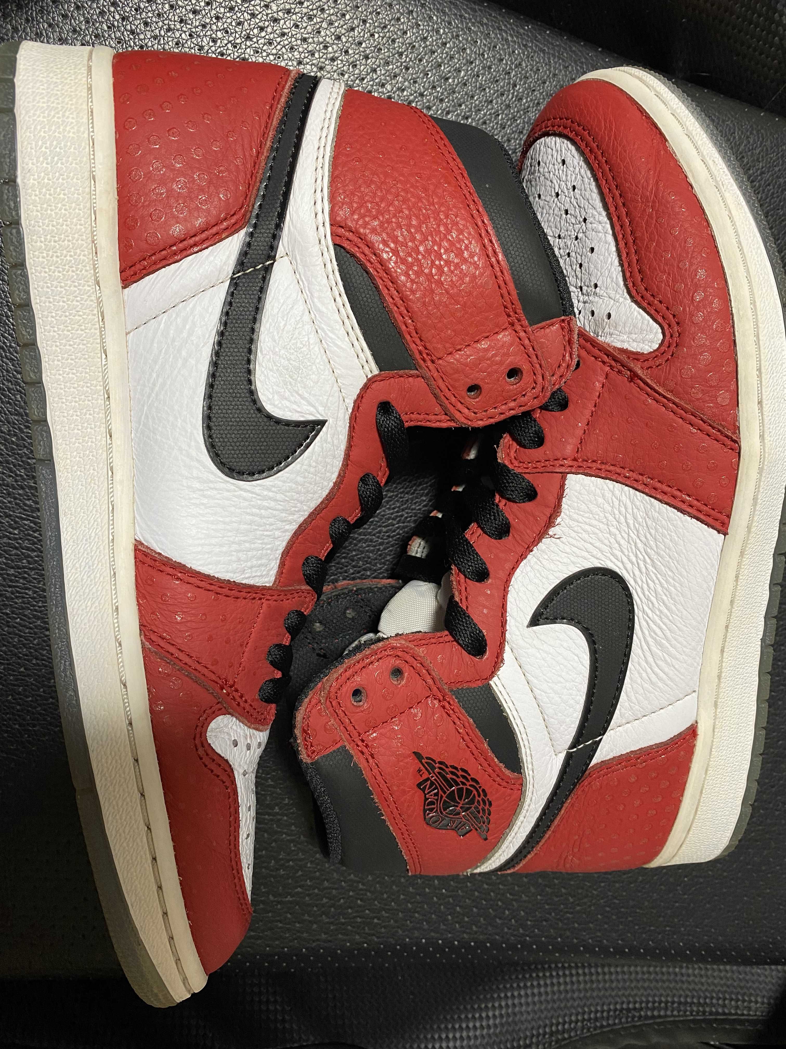 Spiderman × Nike Air Jordan 1 Origin Story "Gym Red/White/Photo Blue/Black"