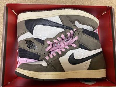 Travis Scott × Nike Air Jordan 1 Retro High OG TS SP "Sail/Dark Mocha"