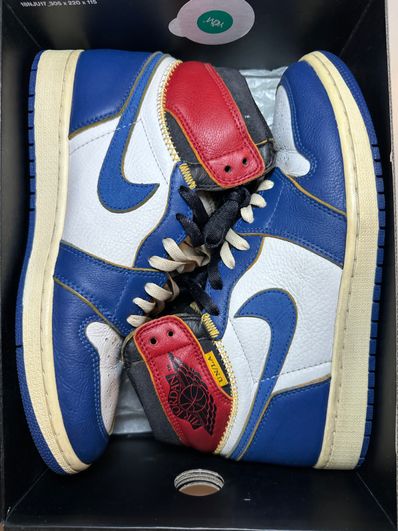 Union × Nike Air Jordan 1 Retro High OG NRG "Storm Blue/Varsity Red"