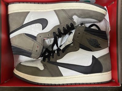 Travis Scott × Nike Air Jordan 1 Retro High OG TS SP "Sail/Dark Mocha"