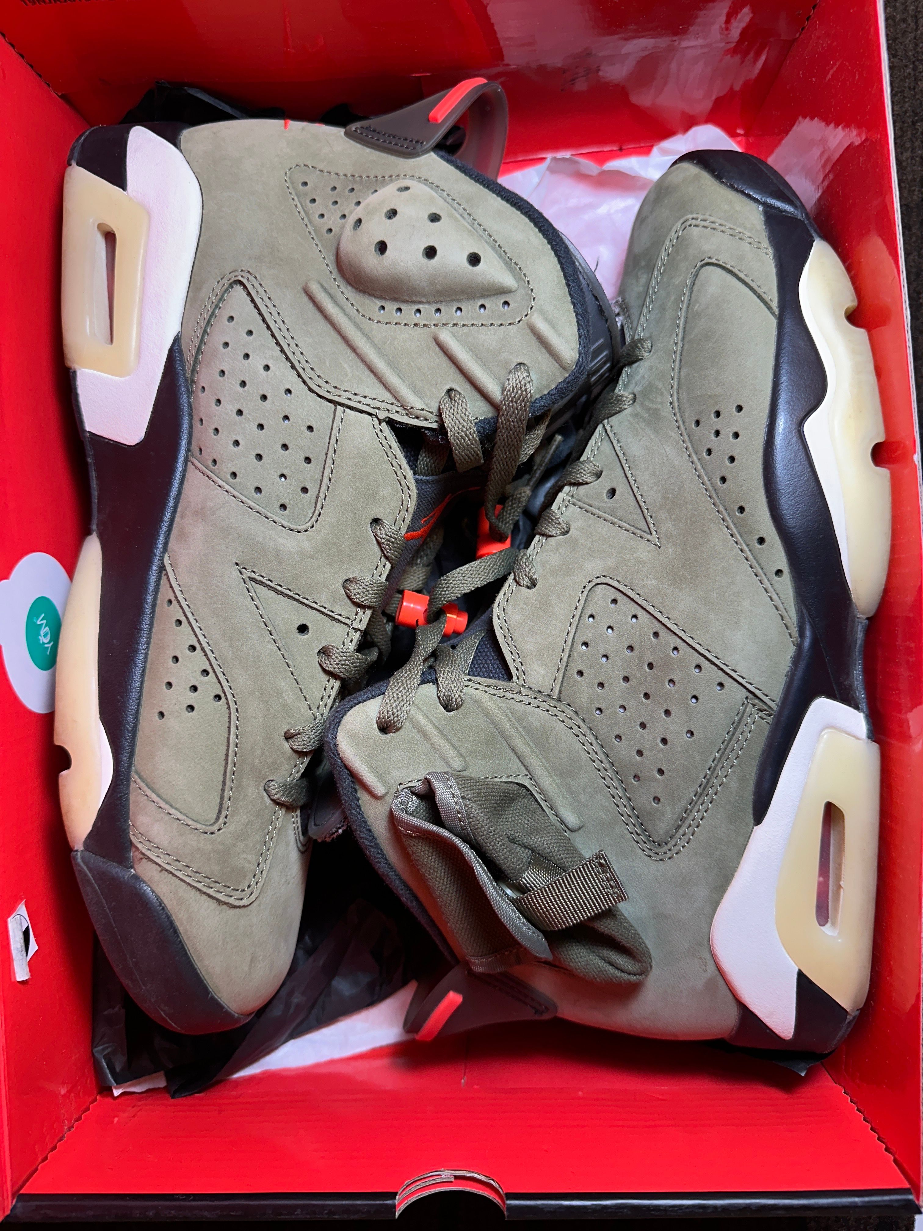Travis Scott × Nike Air Jordan 6 Retro "Medium Olive"