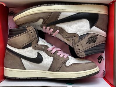 Travis Scott × Nike Air Jordan 1 Retro High OG TS SP "Sail/Dark Mocha"