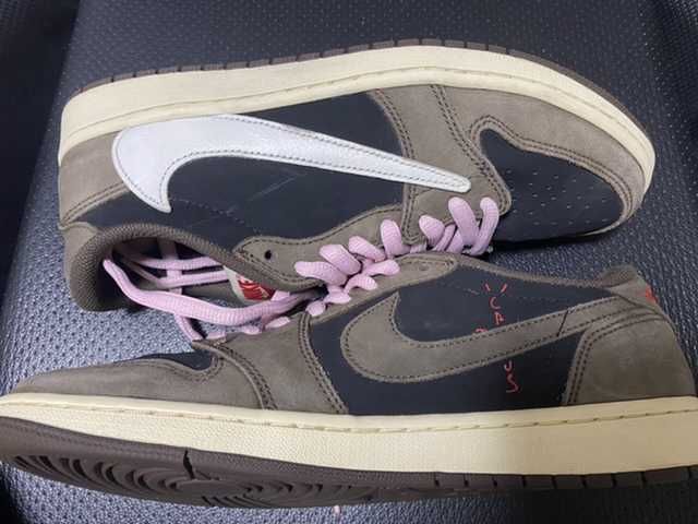 Travis Scott × Nike Air Jordan 1 Low OG SP-T "Black/Dark Mocha"