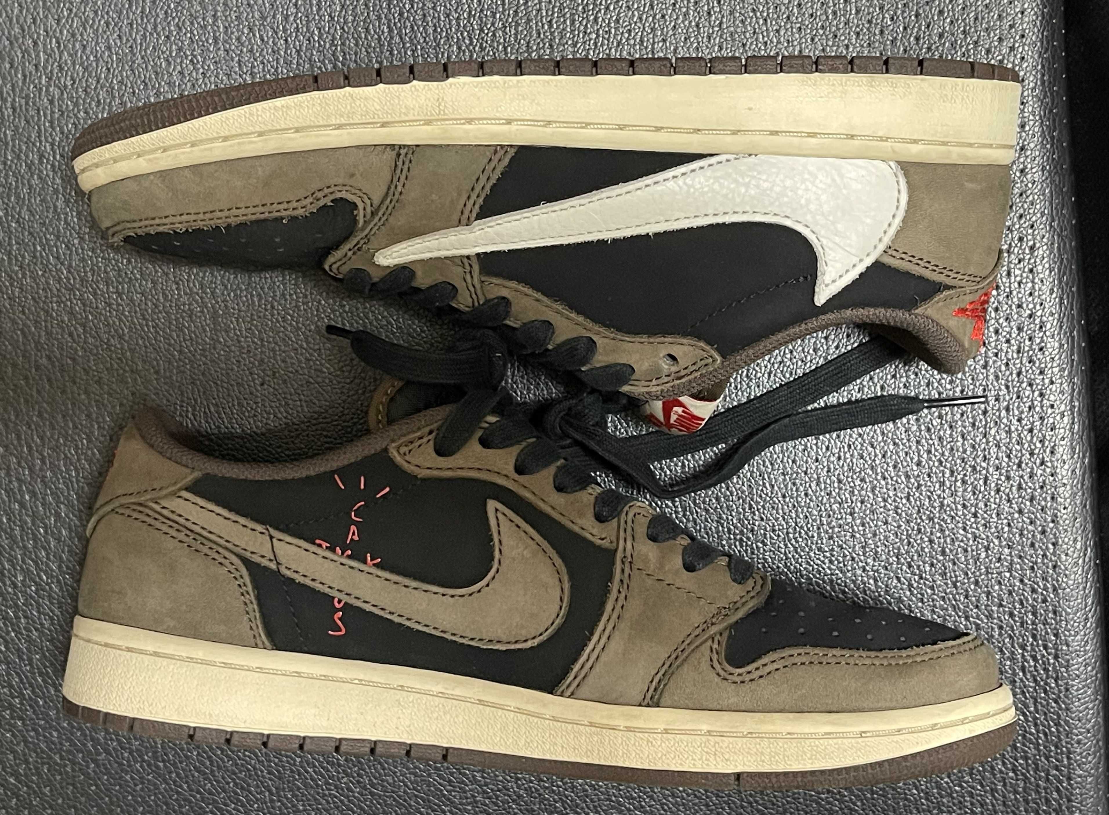Travis Scott × Nike Air Jordan 1 Low OG SP-T  "Black/Dark Mocha"