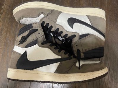 Travis Scott × Nike Air Jordan 1 Retro High OG TS SP "Sail/Dark Mocha"