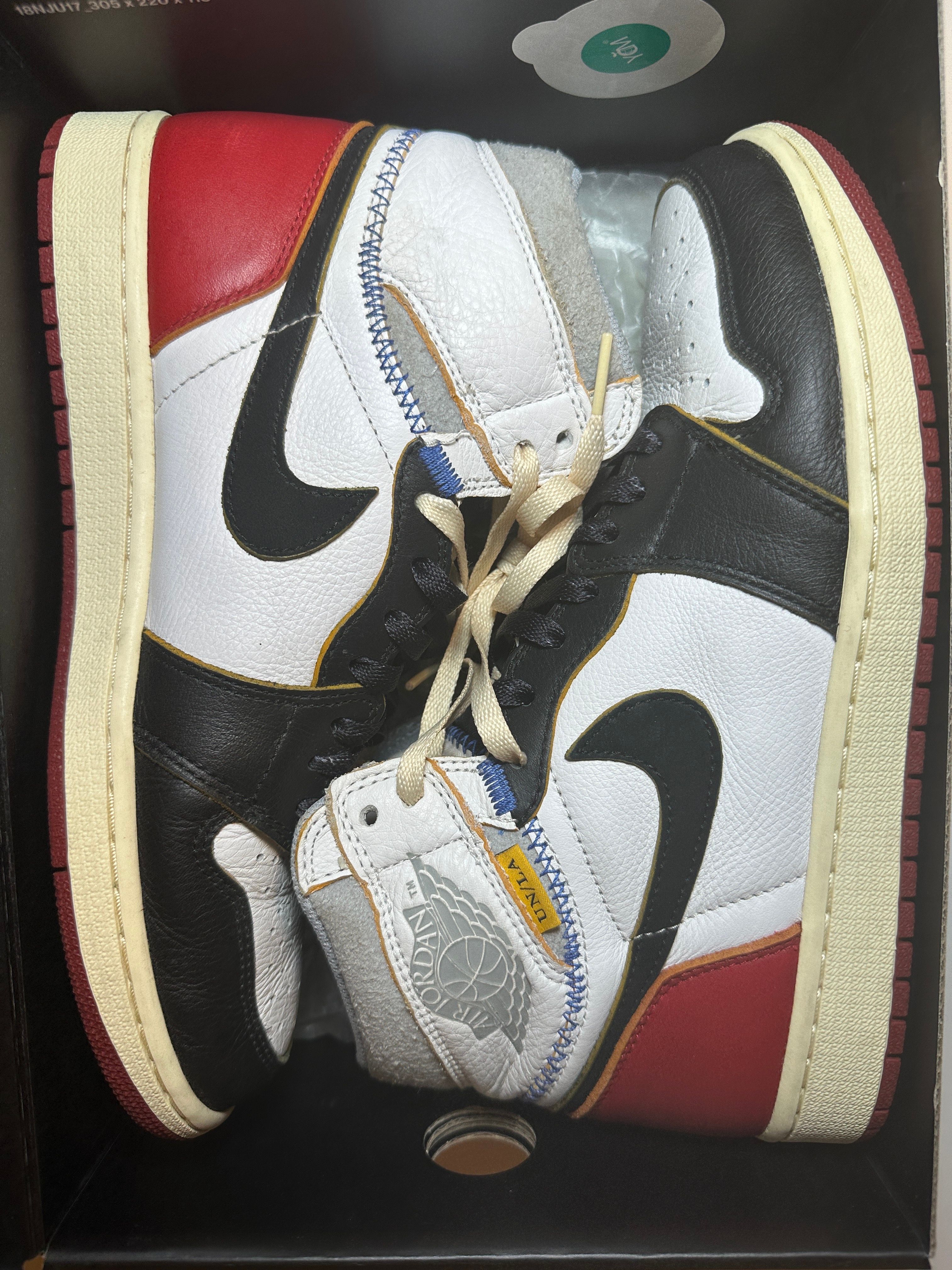 UNION × Nike Air Jordan 1 Retro High OG NRG "Varsity Red/Wolf Grey"