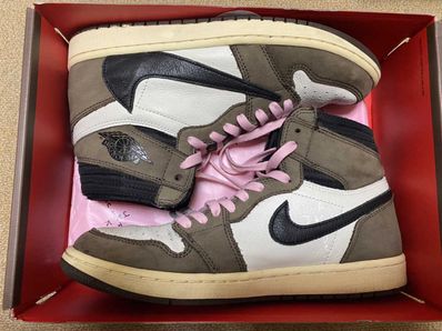 Travis Scott × Nike Air Jordan 1 Retro High OG TS SP "Sail/Dark Mocha"