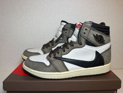Travis Scott × Nike Air Jordan 1 Retro High OG TS SP "Sail/Dark Mocha"