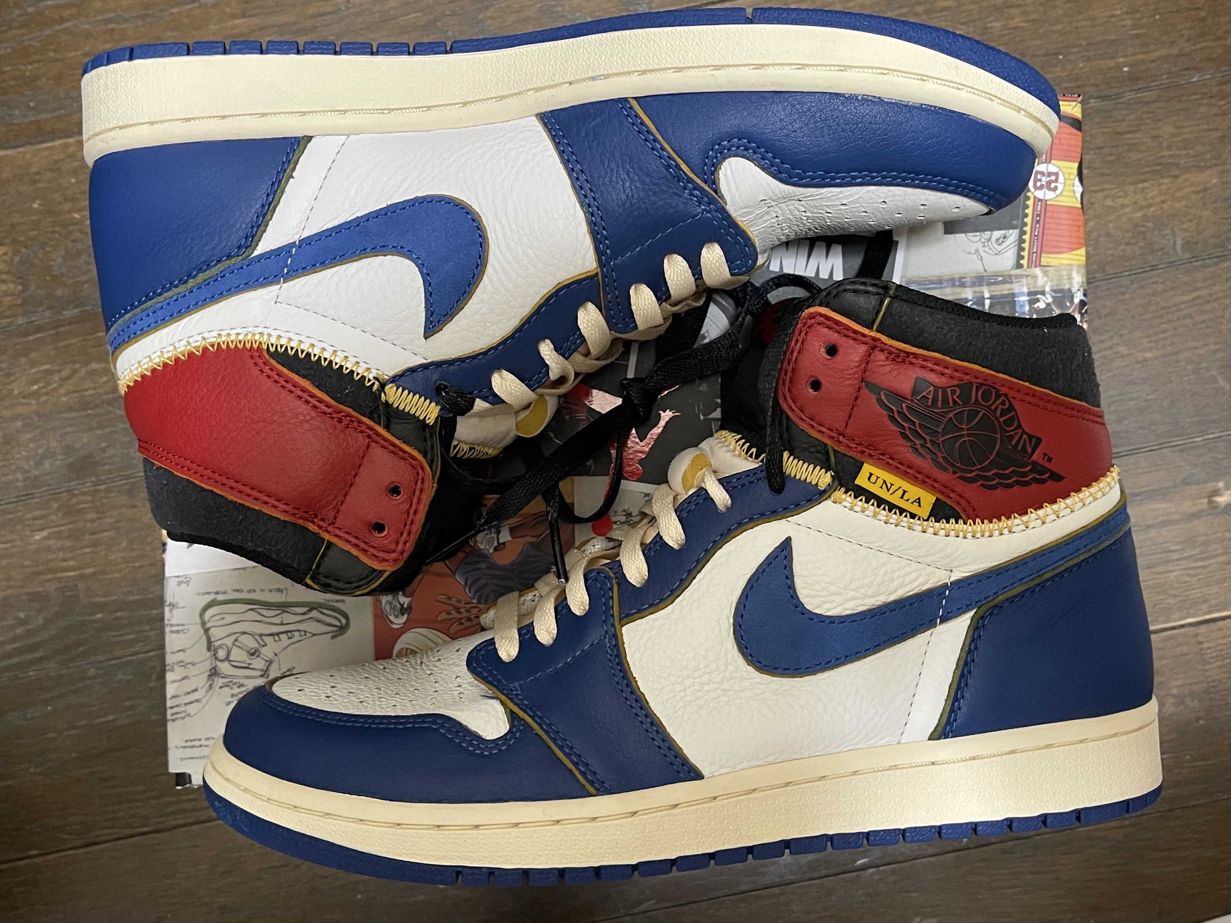 Union × Nike Air Jordan 1 Retro High OG NRG "Storm Blue/Varsity Red"