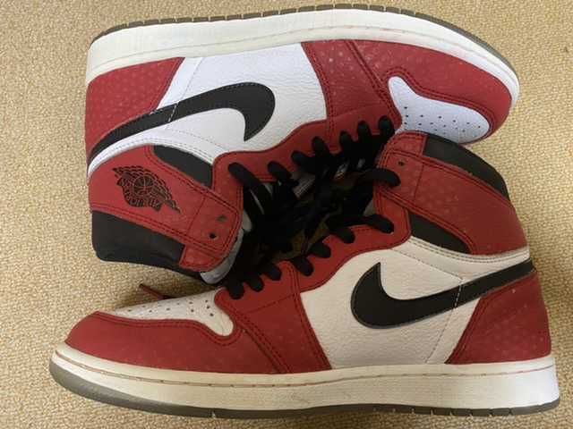 Spiderman × Nike Air Jordan 1 Origin Story "Gym Red/White/Photo Blue/Black"