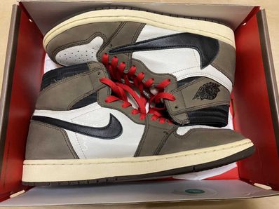 Travis Scott × Nike Air Jordan 1 Retro High OG TS SP "Sail/Dark Mocha"