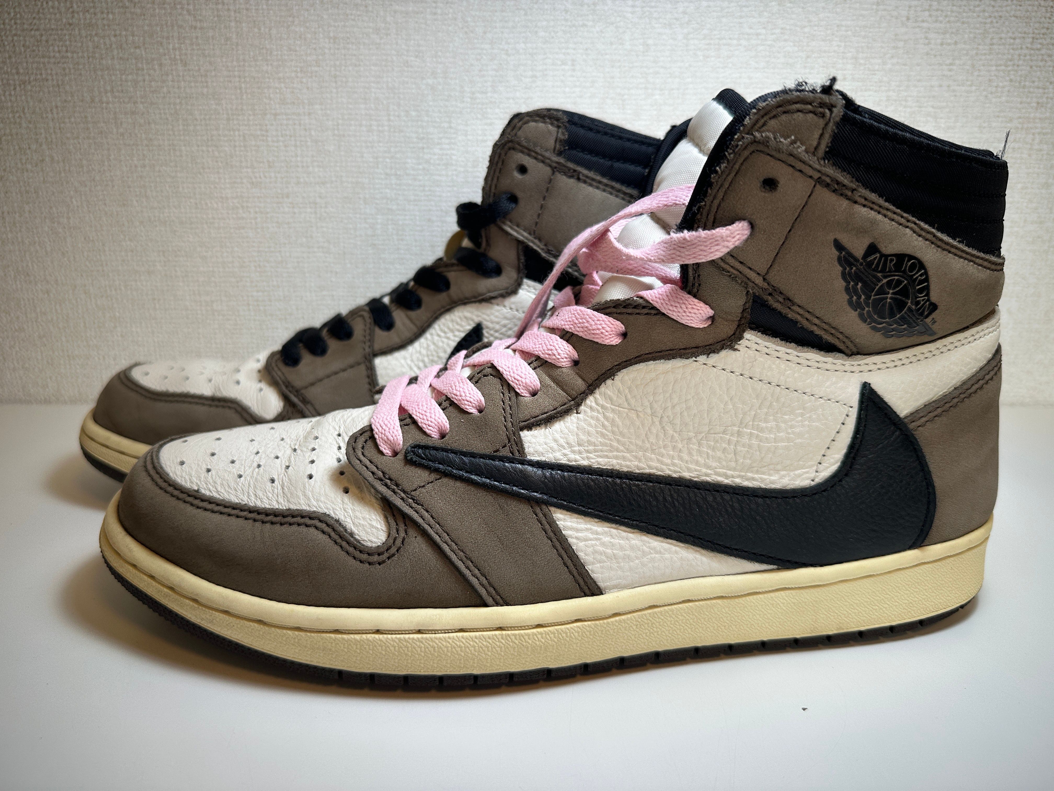 Travis Scott × Nike Air Jordan 1 Retro High OG TS SP "Sail/Dark Mocha"