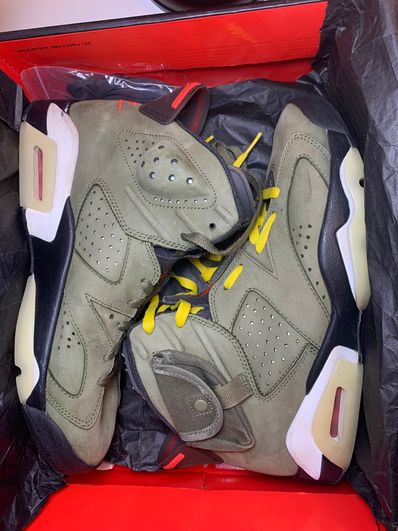 Travis Scott × Nike Air Jordan 6 Retro "Medium Olive"