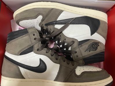 Travis Scott × Nike Air Jordan 1 Retro High OG TS SP "Sail/Dark Mocha"