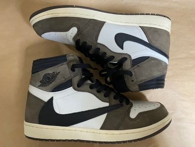 Travis Scott × Nike Air Jordan 1 Retro High OG TS SP "Sail/Dark Mocha"