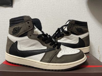 Travis Scott × Nike Air Jordan 1 Retro High OG TS SP "Sail/Dark Mocha"