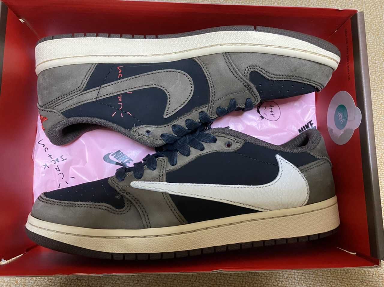 Travis Scott × Nike Air Jordan 1 Low OG SP-T "Black/Dark Mocha"