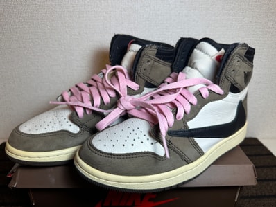 Travis Scott × Nike Air Jordan 1 Retro High OG TS SP "Sail/Dark Mocha"