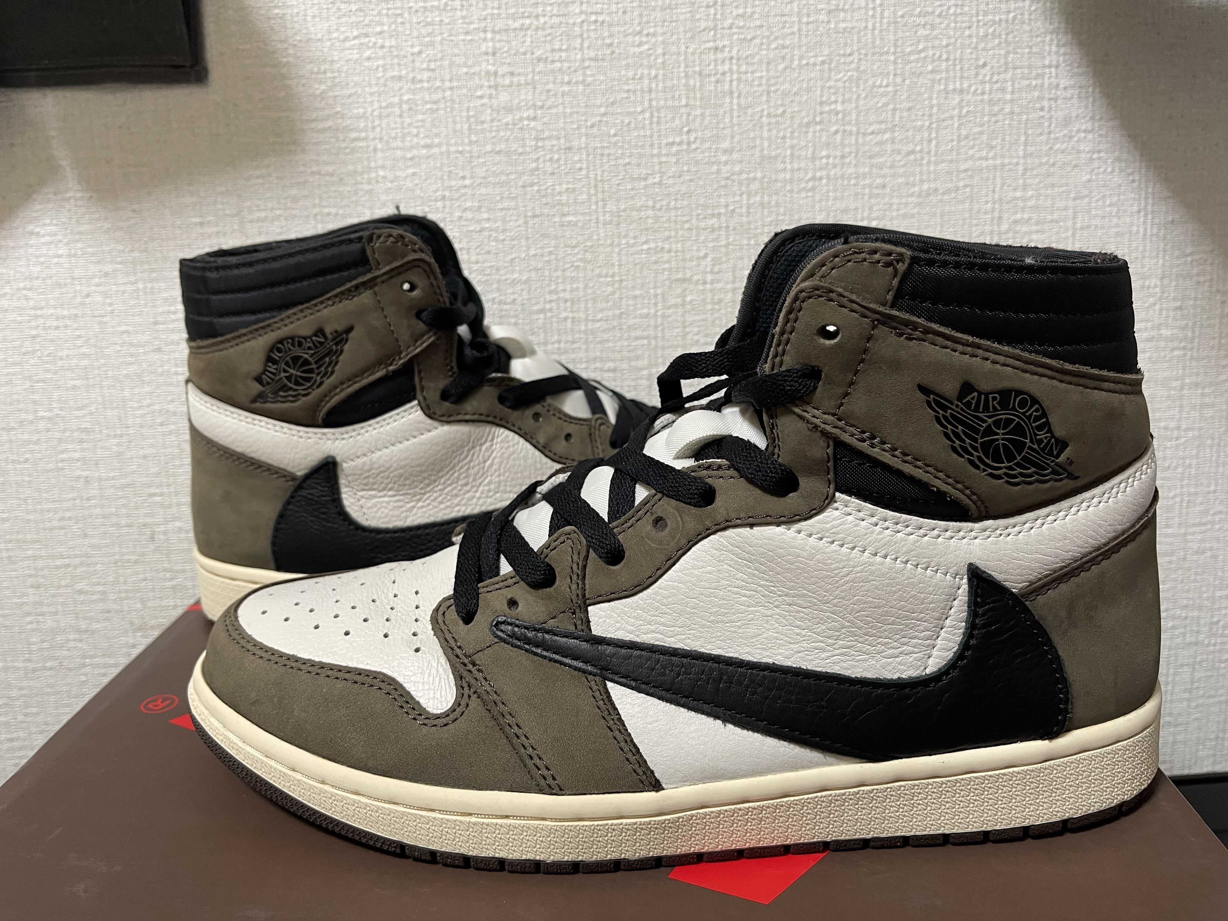 Travis Scott × Nike Air Jordan 1 Retro High OG TS SP "Sail/Dark Mocha"