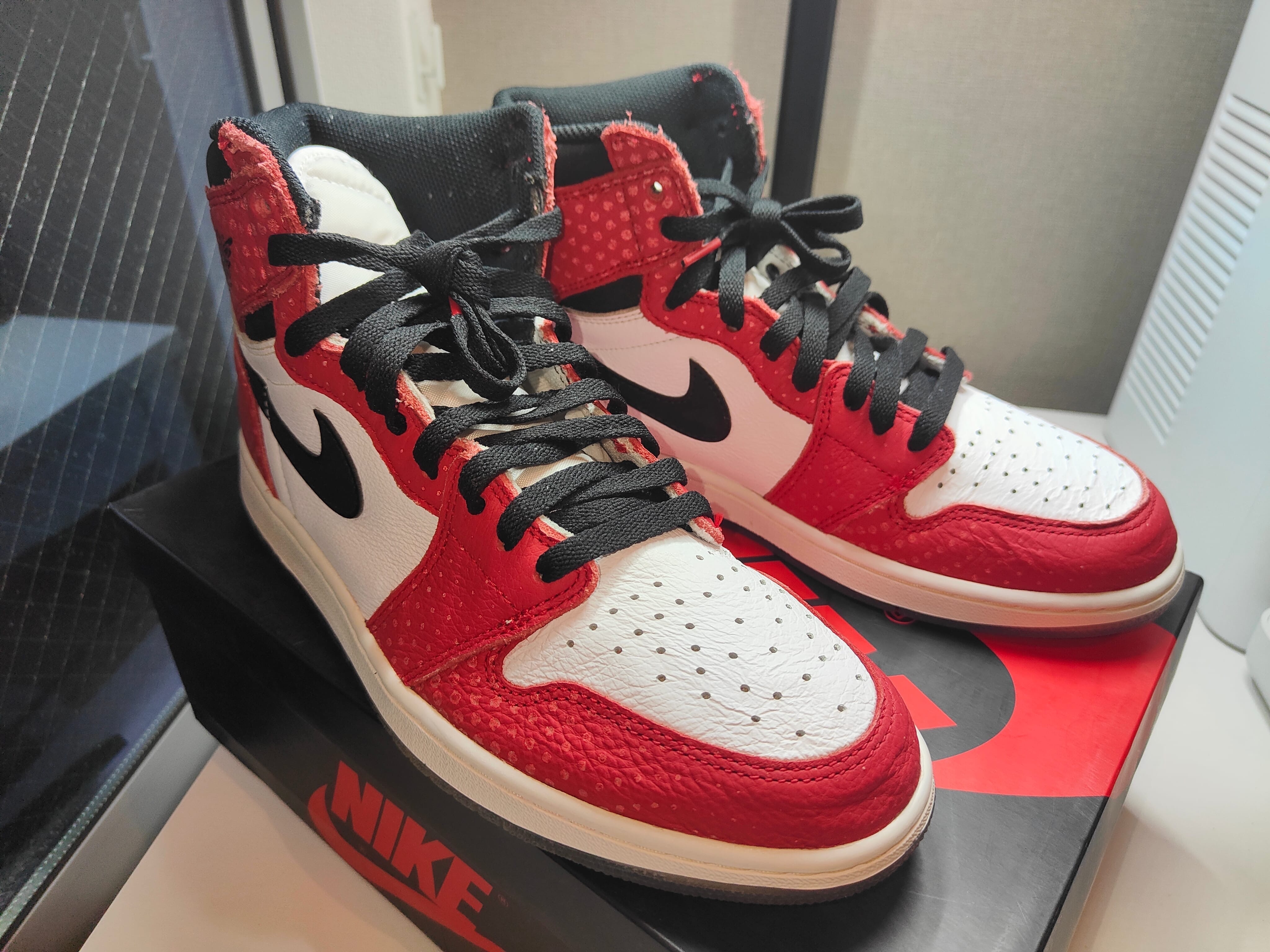 Spiderman × Nike Air Jordan 1 Origin Story "Gym Red/White/Photo Blue/Black"