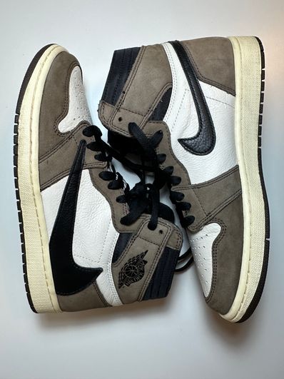 Travis Scott × Nike Air Jordan 1 Retro High OG TS SP "Sail/Dark Mocha"