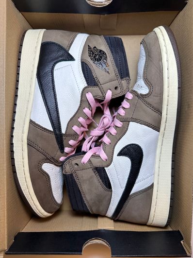 Travis Scott × Nike Air Jordan 1 Retro High OG TS SP "Sail/Dark Mocha"