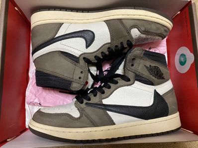 Travis Scott × Nike Air Jordan 1 Retro High OG TS SP "Sail/Dark Mocha"