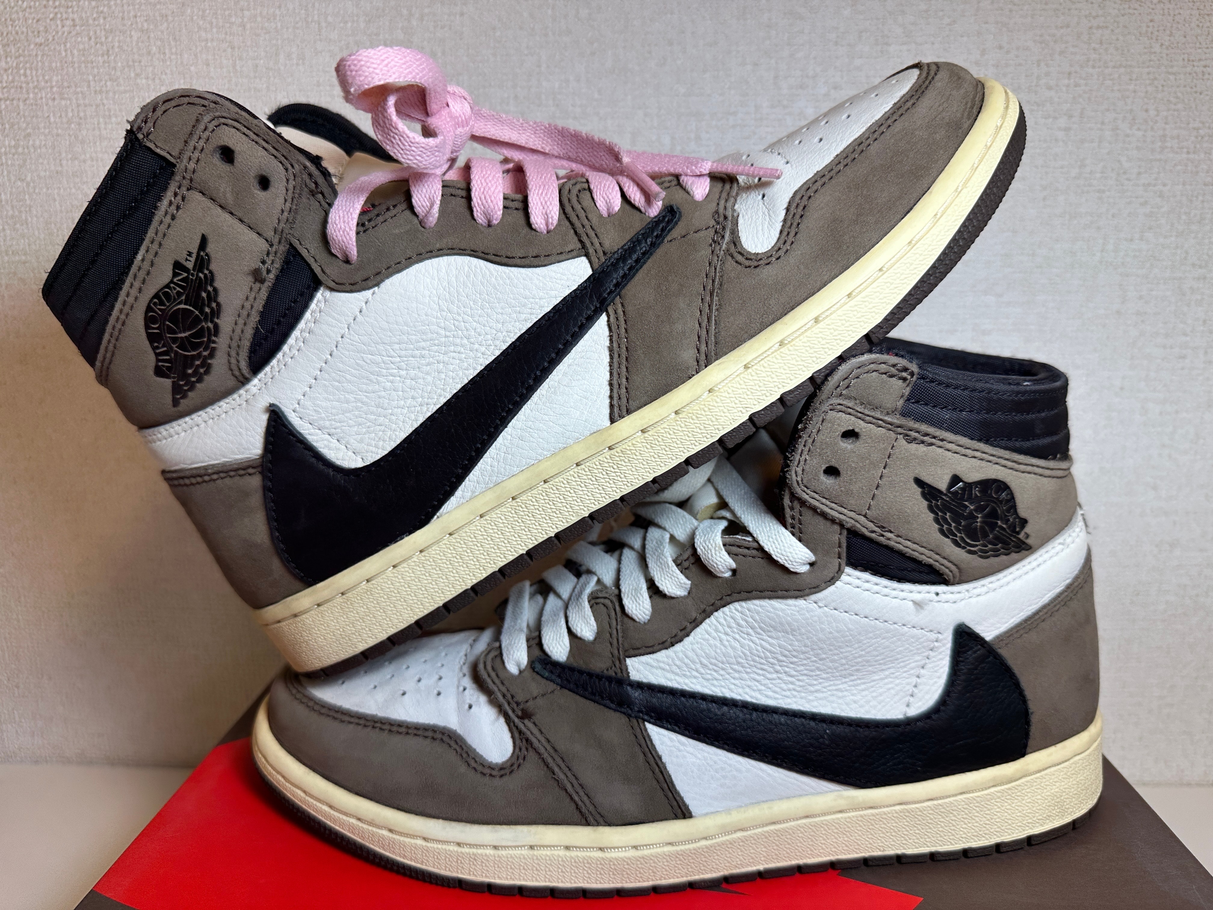 Travis Scott × Nike Air Jordan 1 Retro High OG TS SP "Sail/Dark Mocha"